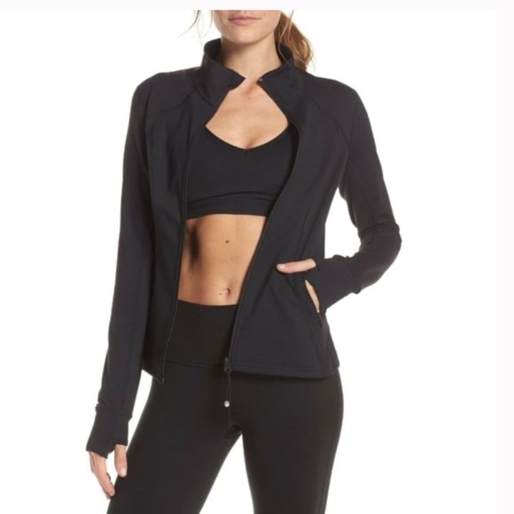 Zella Jackets & Blazers - Zella Live In Performance Jacket Black Zip Up M